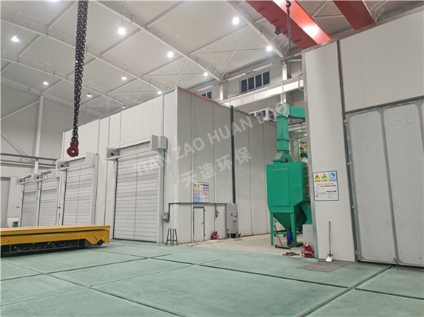 山東泰安某集團(tuán)公司（噴砂房、噴漆房、烘干房）